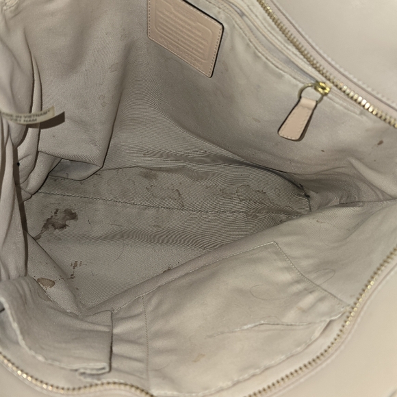 Coach Peyton Carryall Leather Classic tote bag Tan - Picture 5 of 5